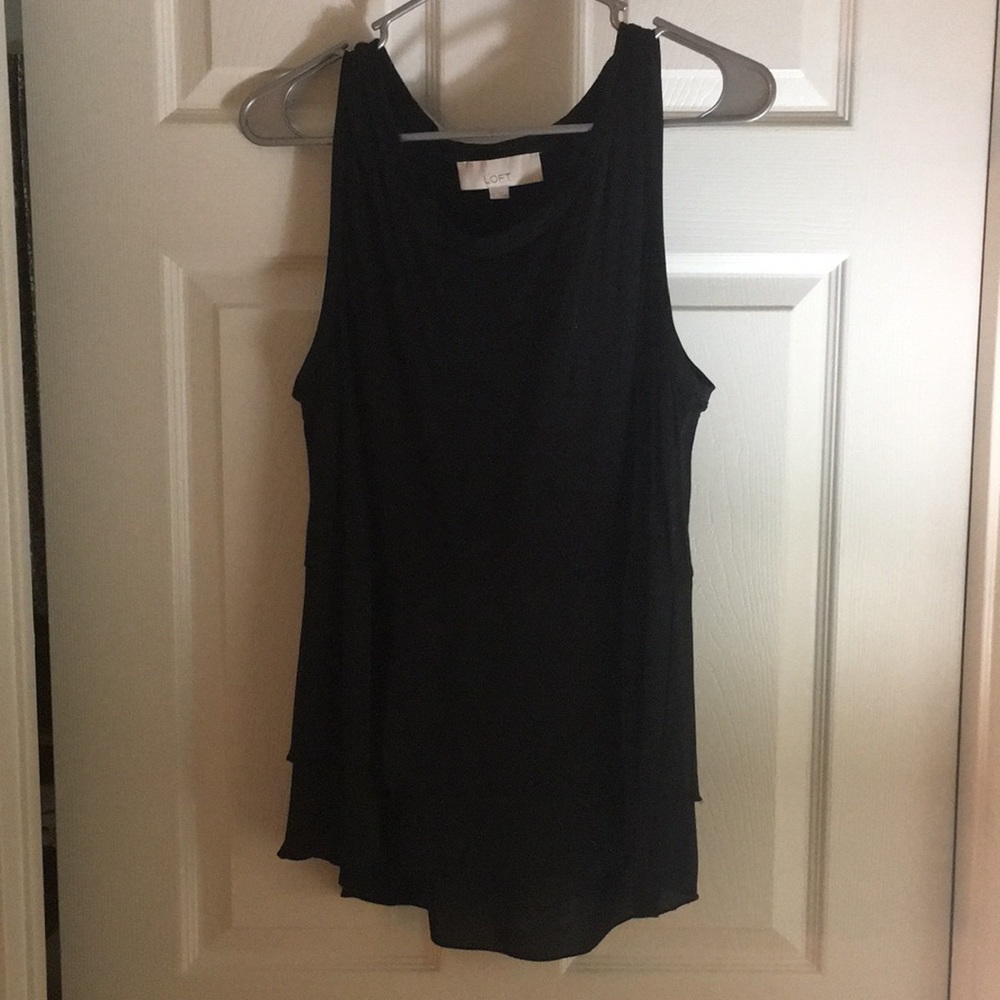 EUC black Loft tank size large
